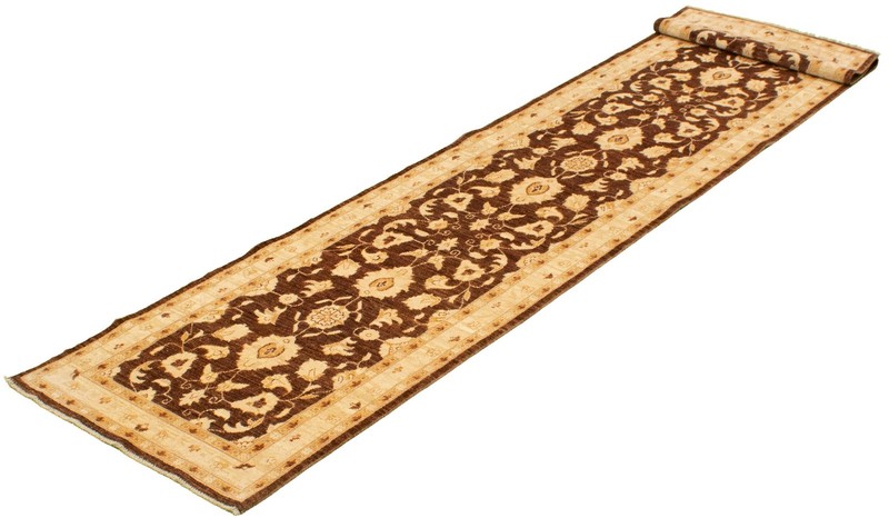 2'8" x 12'9" Vintage Hand-knotted Runner Rug Traditional Oriental Wool Carpet gallery