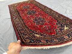 3’5 X 7 COLLECTORS’ ITEM Vintage Madad Kha Tribal Belouch Super Fine Quality Rug