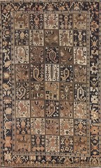 Garden Design Handmade Area Rug 7×10 Vintage Traditional Tribal Room Size Carpet