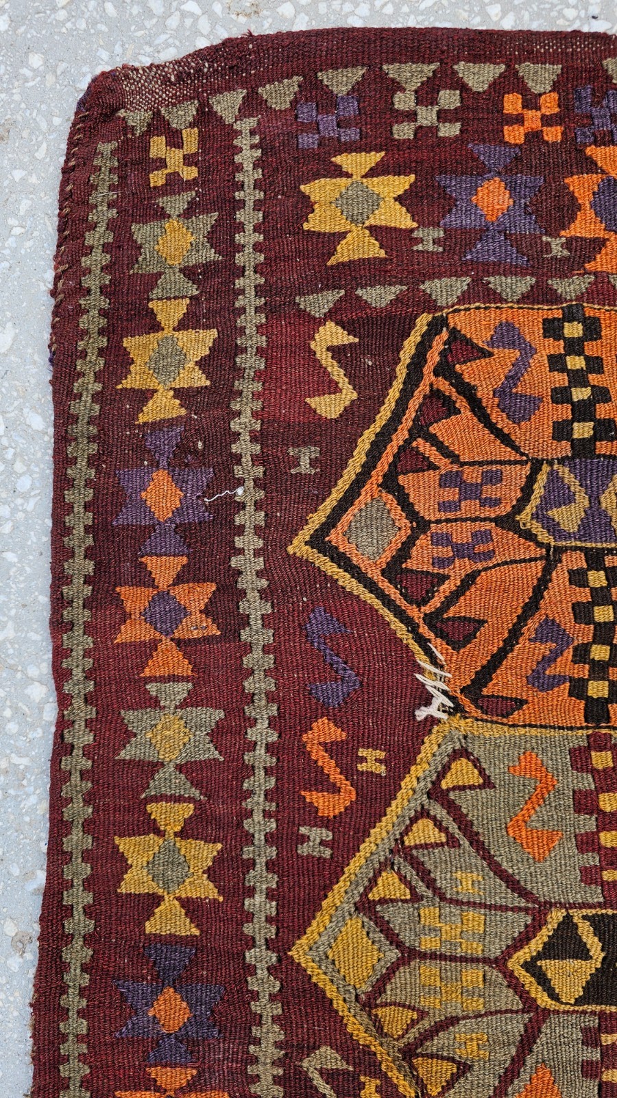 ONLY ONE Chuval Rug, Rare finds, Antique decor, Nomad rug, Old decor rug kilim gallery