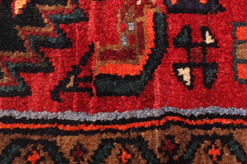 Vintage Hand-Knotted Area Rug 4'6" x 7'1" Traditional Oriental Wool Carpet gallery