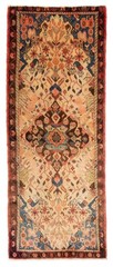 2’4″ x 6’1″ Vintage Hand-knotted Runner Rug Traditional Oriental Wool Carpet