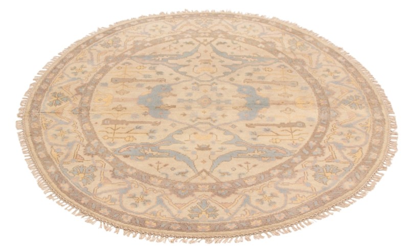 Traditional Vintage Hand-Knotted Area Rug 5'11" x 5'11" Oriental Wool Carpet gallery