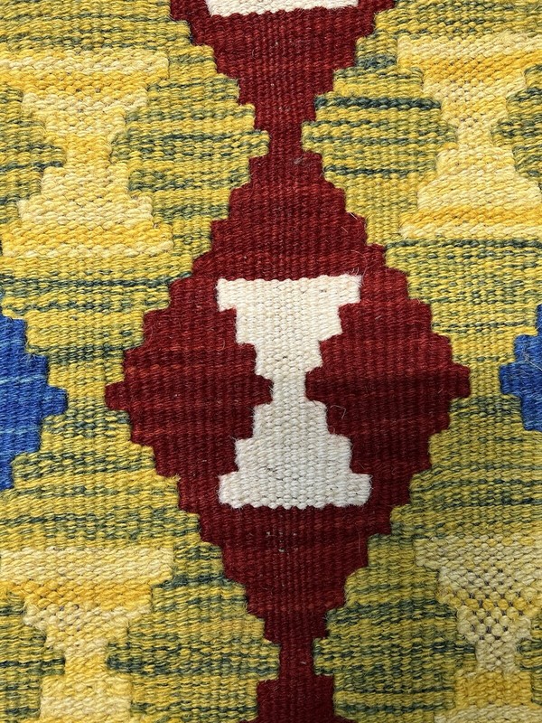 Vintage Kilim Traditional Hand Made Oriental Wool Kilim 5ftx3.2ft 151cmx101cm gallery