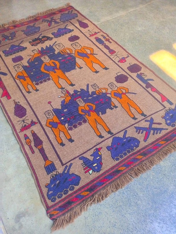 Handmade Afghan amazing War rugs Great Quality Beauiful design Size 175x147cm gallery