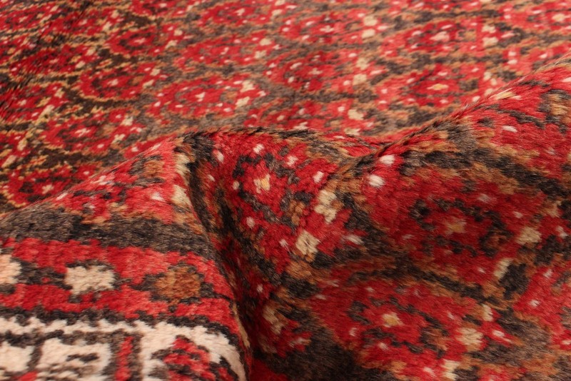Vintage 4'6" x 6'5" Traditional Hand Knotted Vegetable Dye Wool Area Rug gallery