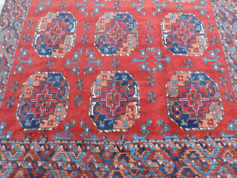 6x9ft. Afghan Bokharra Ersari Wool Room Size Rug gallery