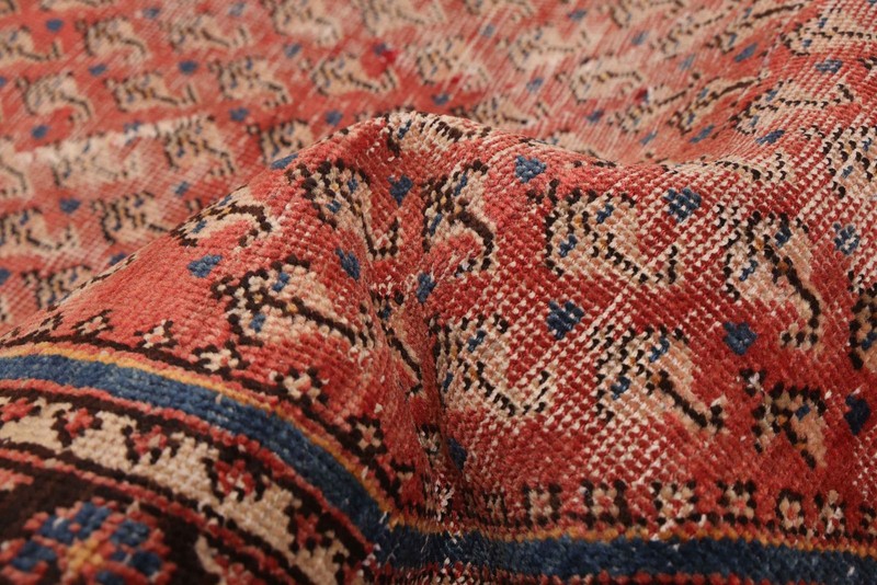 Vintage Hand-Knotted Area Rug 3'7" x 5'0" Traditional Wool Carpet gallery