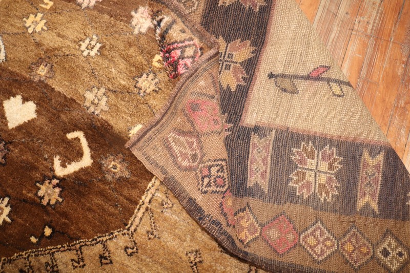 Vintage All Wool Kurdish Kars Geometric Rug Size 8'3'''x12'9'' gallery