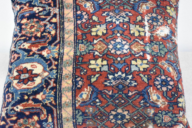 Antique Pillow Cover Sofa Rug 16'' x 16'' Made of Antique Cushion Cover Carpet gallery