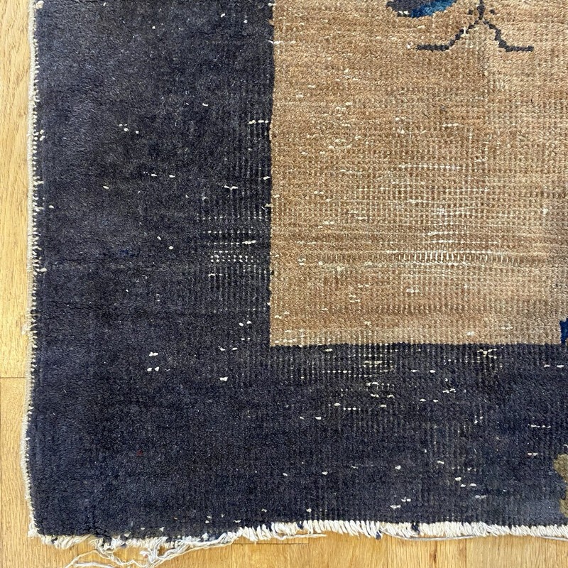 Vintage Rug 2' 2 x 3' 11 Beige Chinese Art Deco Fette Oriental Rug gallery