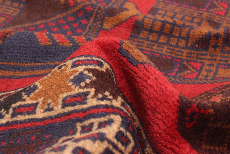Vintage Hand-Knotted Area Rug 3'7" x 6'3" Traditional Oriental Wool Carpet gallery