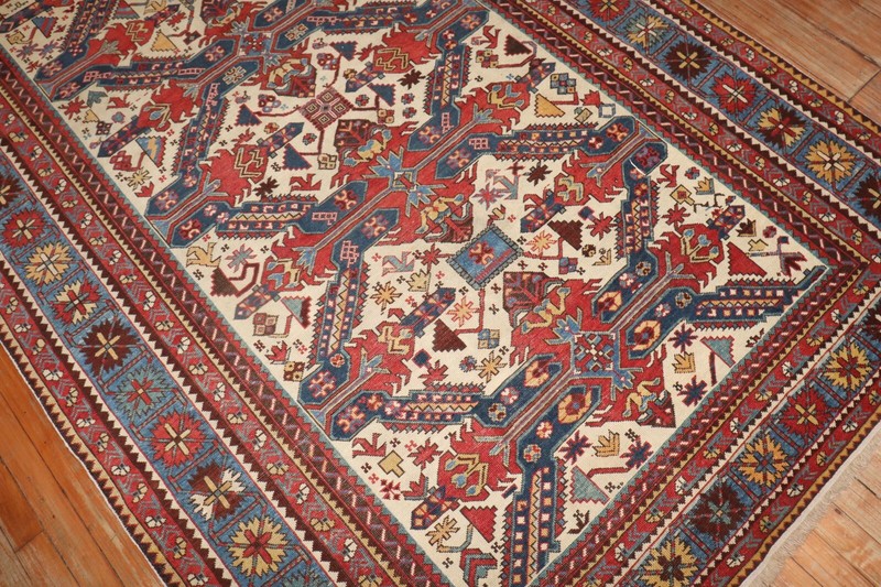 Antique Caucasian Zeychour Kuba Rug Gallery Size 5'2''x9'9'' gallery