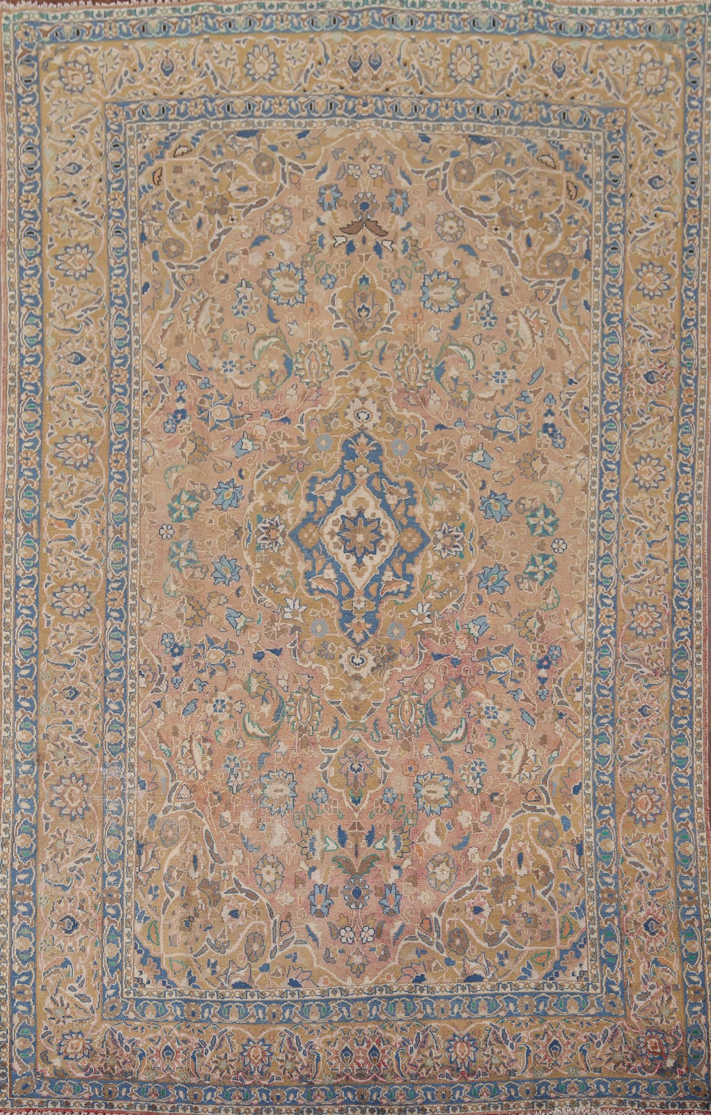 Handmade Floral Area Rug 6x10 Wool Hand-knotted Classic Home Decor Carpet gallery