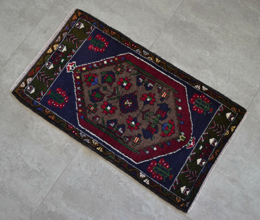Vintage Rug, Turkish Rug, Oushak Rug, Handmade Rug, Doormat, Kitchen Rug, 2 x 3