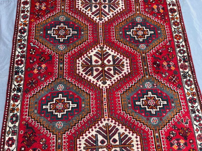 5x7.8 ft Antique 1940s Hand Knotted Caucasian Rug Persian Style Soft Pile Carpet gallery