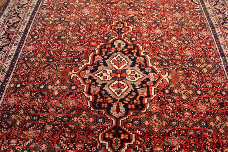 Circa 1930's handmade 8'x11' HAMADAN Lilihan Rug matches Heriz, sarouk rugs gallery