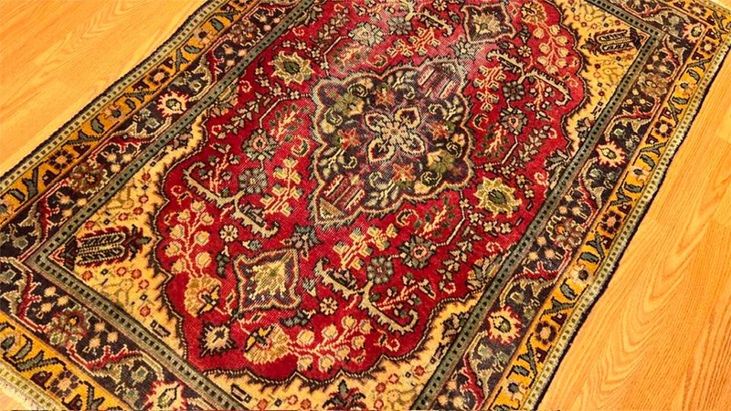 3 x 5 Handmade Antique 1930s One Of A kind Village Made Kurdish Vintag Wool Rug gallery