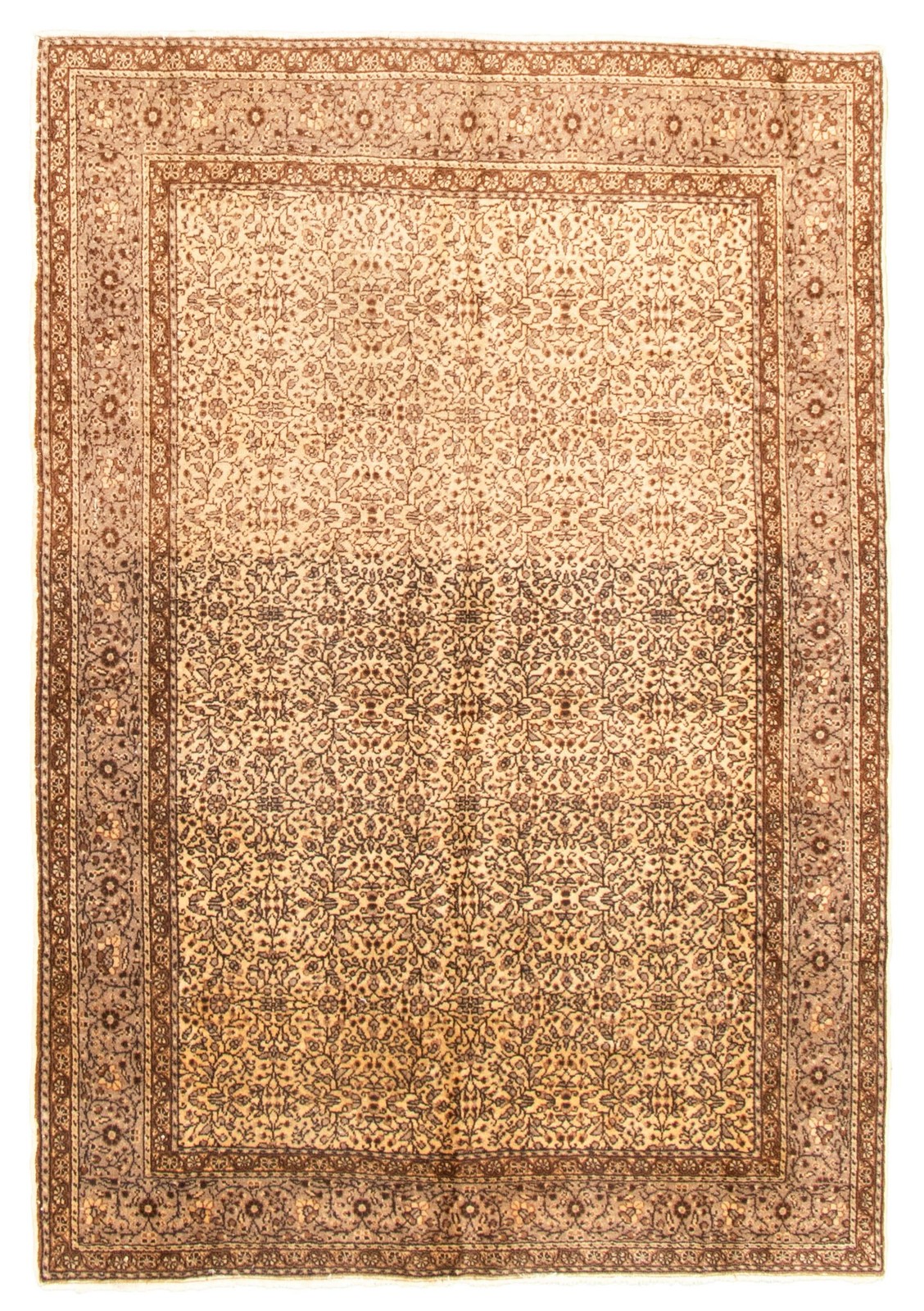 4'11" x 7'3" Vintage Hand Knotted Area Rug Traditional Oriental Wool Carpet gallery
