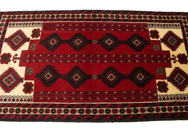 Handmade Vintage Tribal Style Oriental Rug Farmhouse Kitchen Area Carpet 3X6 ft gallery