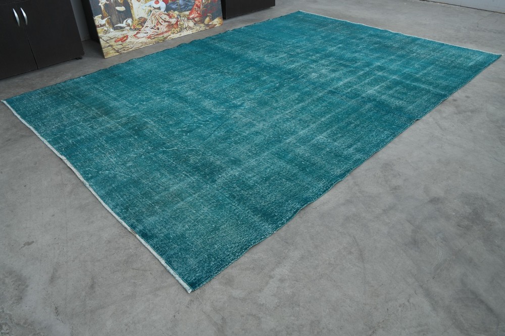 vintage area rug hand made oversize oushak turkish rug 7x10 oriental carpet 198