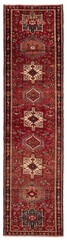3’4″ x 13’0″ Vintage Hand-knotted Runner Rug Traditional Oriental Wool Carpet