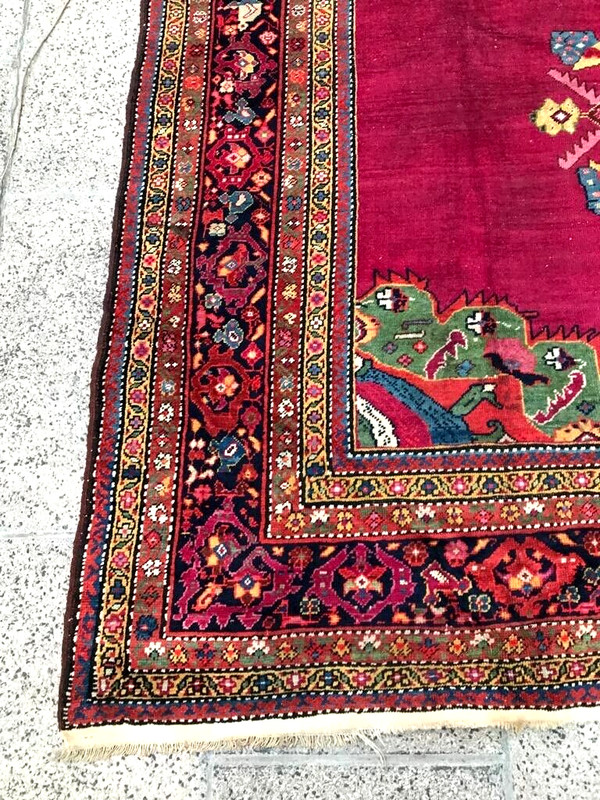 KARABAGH Southwest Caucasian Antique Carpet Circa : 1900 Size: 6’ 10” X 18’ 1” gallery