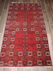 4x7ft. Semi Antique Handmade Afghan Sulamani Wool Rug