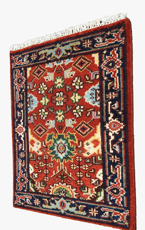 3'x2'1" ANTIQUITY NEW HAND KNOTTED CAUCASIAN KAZAK SERAPE TRIBAL WOOL RUG gallery