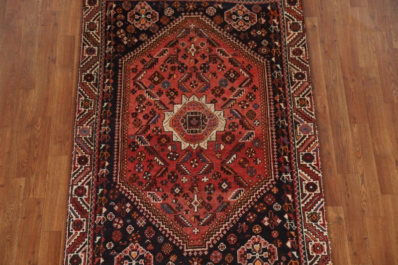 Vintage Nomadic Red/ Ivory Traditional Area Rug 4'x6' Wool Hand-knotted Carpet gallery