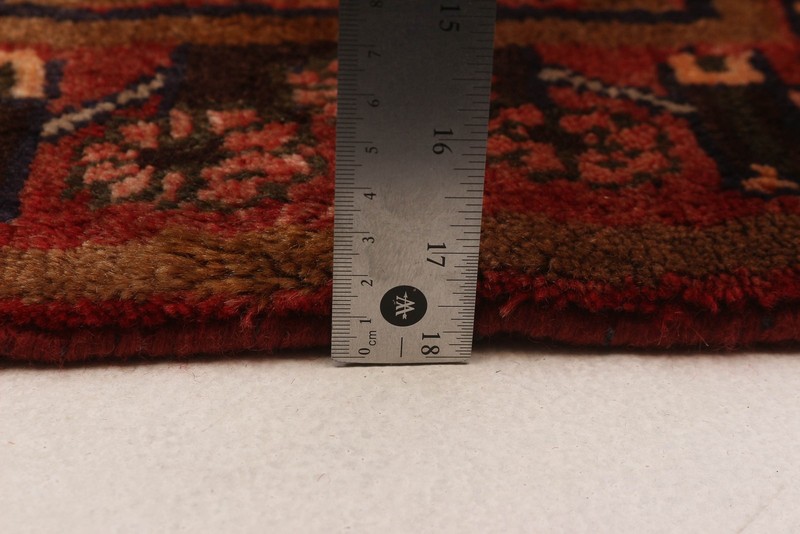 Vintage Traditional Hand-Knotted Area Rug 3'9" x 5'2" Oriental Wool Carpet gallery