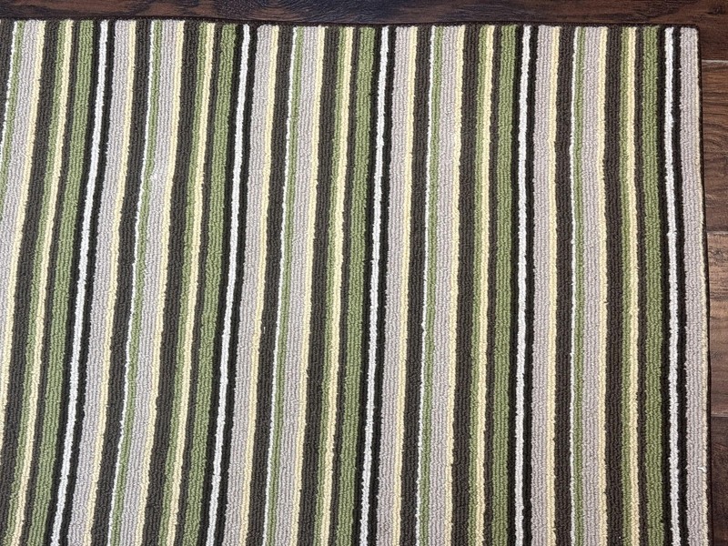 Stark Power Loomed Striped Rug 5x6, Multicolor Vintage Stark Carpet gallery