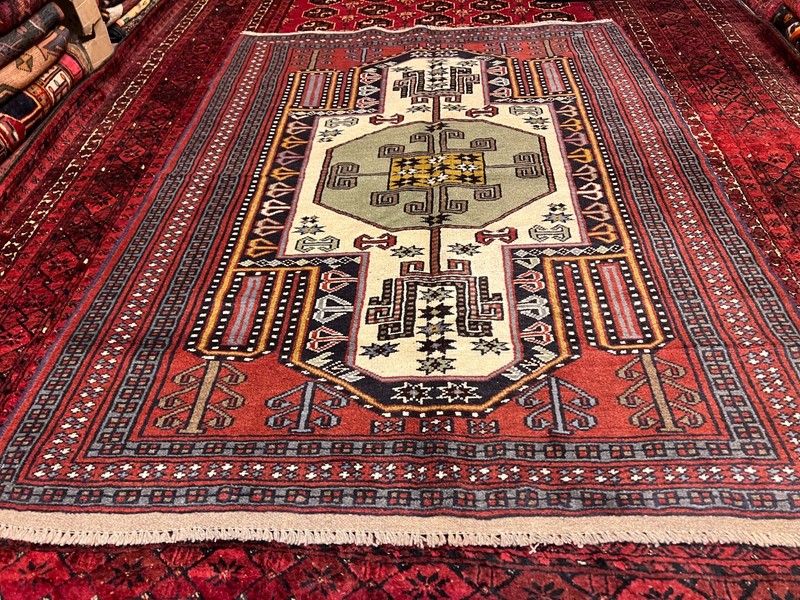 COLLECTRS' ITEM Antique Tribal Natural Vegetable Dye Caucasian Kazak Carpet gallery