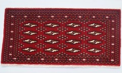 Turkoman red color home design handmade carpet wool rectangle area rugs 2X3ft