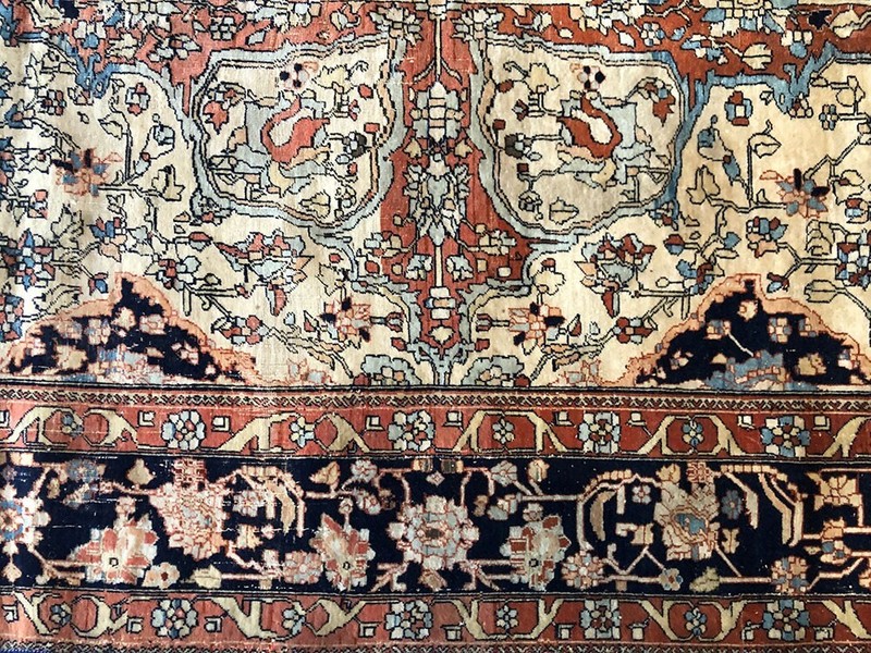 A 19th Century Classic Mohtashem Keshan Rug gallery