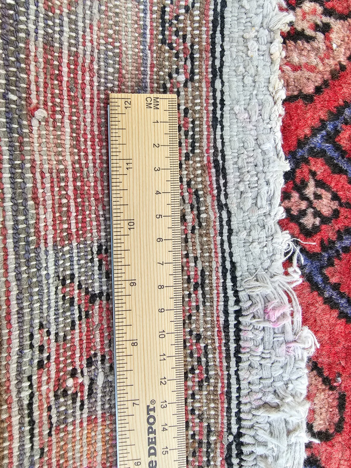 ($1000 Value) Antique Hamadann P Handmade rug, 6'3"x 4'3" gallery