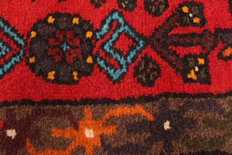 Vintage Hand-Knotted Area Rug 4'1" x 6'1" Traditional Wool Carpet gallery