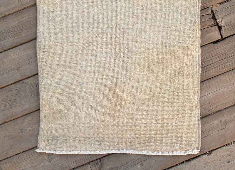 Turkish Carpet Hand Knotted 1x3 Size Doormat Chair Multi Color Rug 46x110cm gallery