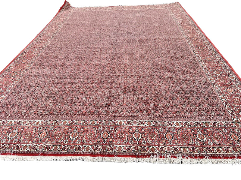 Auth: 80's Kurdish Bidjar SUPER FINE Iron Rug A Masterpiece! 12x16 gallery