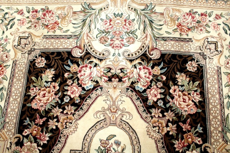 8X6 BREATHTAKING MASTERPIECE MINT 400KPSI 50RAJ HAND KNOTTED WOOL TABRIZZ RUG gallery