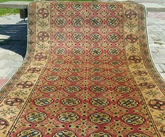 Ca1930-1939s Antique Natural Dyes Hereke Rug Turkey 3’4”x6’6”