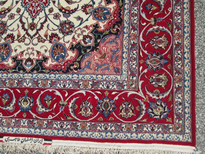 VERY FINE ISFAHA ORIENTAL RUG 550 KPSI + _WOOL & SILK_5.1 x 7.8_ MY COLLECTION! gallery