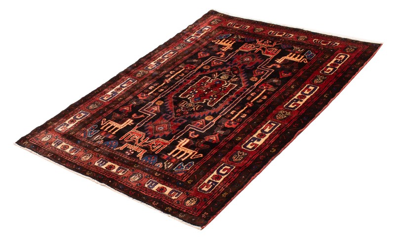 Traditional Vintage Hand-Knotted Area Rug 4'10" x 6'11" Oriental Wool Carpet gallery