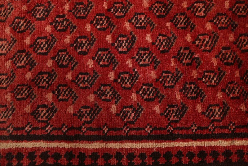 Vintage Hand-knotted Runner Rug 3'1" x 9'5" Traditional Oriental Wool Carpet gallery