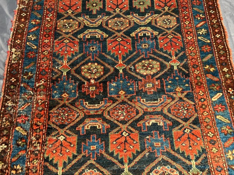 COLLECTORS' ITEM Antique Stunning Above 100 Years Old Karadagh Azerbaijan Carpet gallery