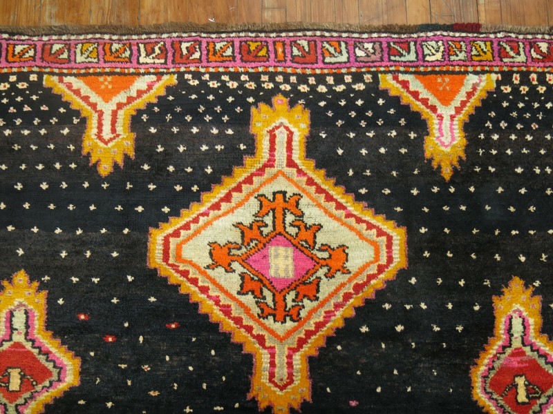 Vintage Turkish Ushak Oushak Kars Gallery Rug Size 5'7''x14'3'' gallery