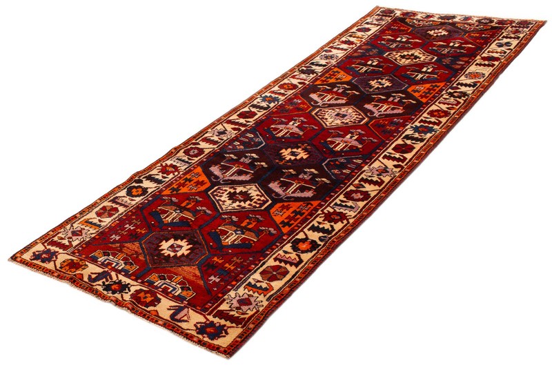 Vintage Hand-Knotted Area Rug 5'3" x 13'2" Traditional Oriental Wool Carpet gallery