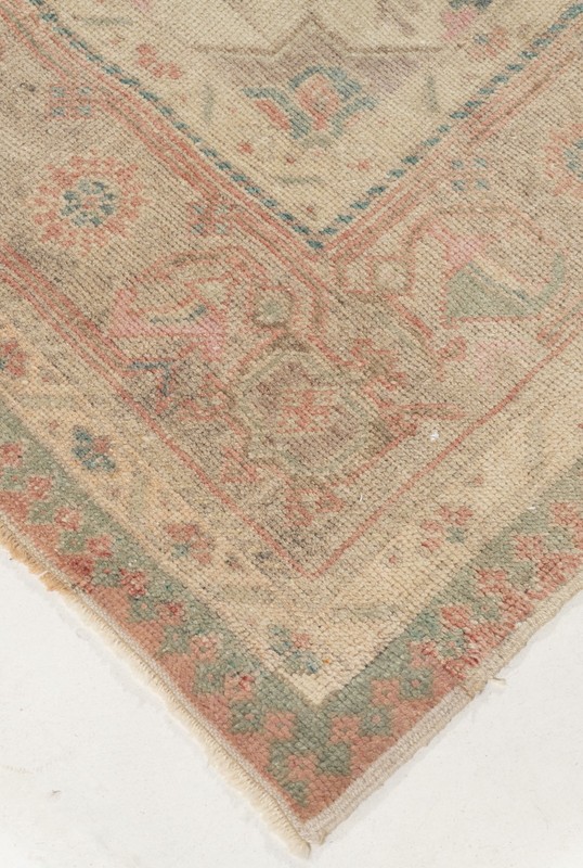Vintage Turkish Oushak Runner Rug 5'3 X 10'11 E25089 gallery