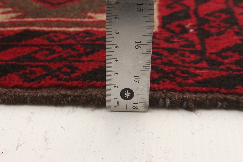 Vintage 3'2" x 5'5" Traditional Hand Knotted Vegetable Dye Wool Area Rug gallery