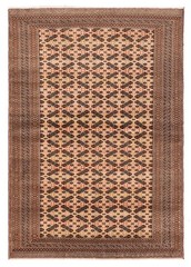 Traditional Vintage Hand-Knotted Area Rug 4’3″ x 6’2″ Oriental Wool Carpet